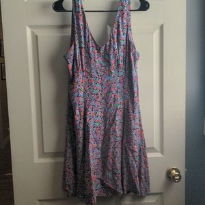 Vintage floral summer dress